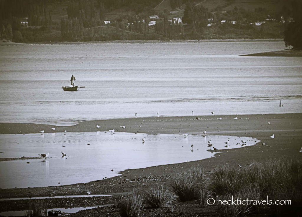 The lone fisherman - Castro, Chiloe