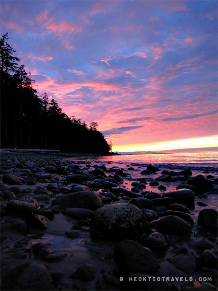 Vancouver Island - Sunset Rathtrevor Provincial Park