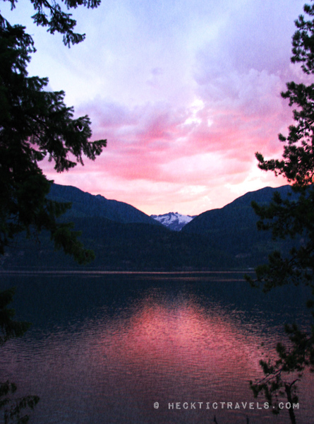 Sunset over Kokanee Glacier