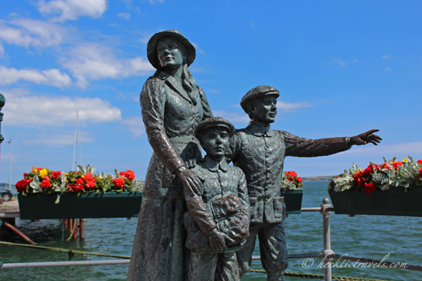Annie Moore Statue in Cobh, Ireland