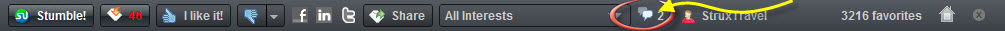 stumbleupon - cloud