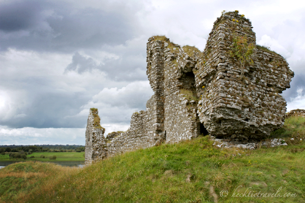 Dark skies gather over Clonmacnoise