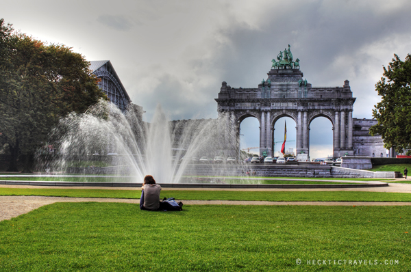 Brussels La Parque du Cinquantenaire