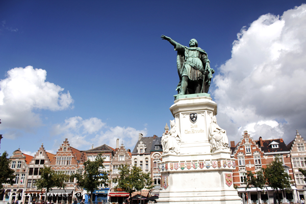 Statue in Ghent, Belgium