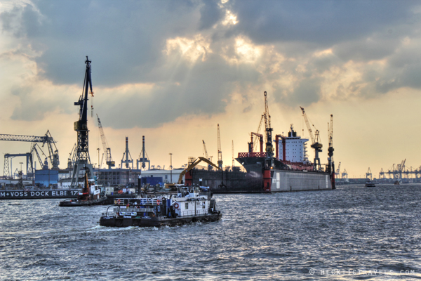 Hamburg Port in Action