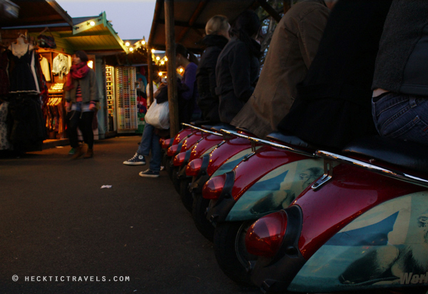 Moped Seats in Camden Market