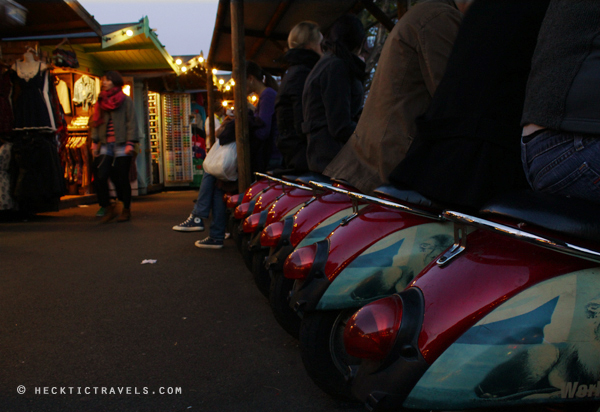 Moped Seats in Camden Market