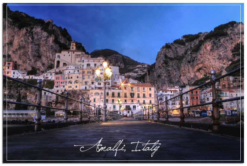 Amalfi from pier