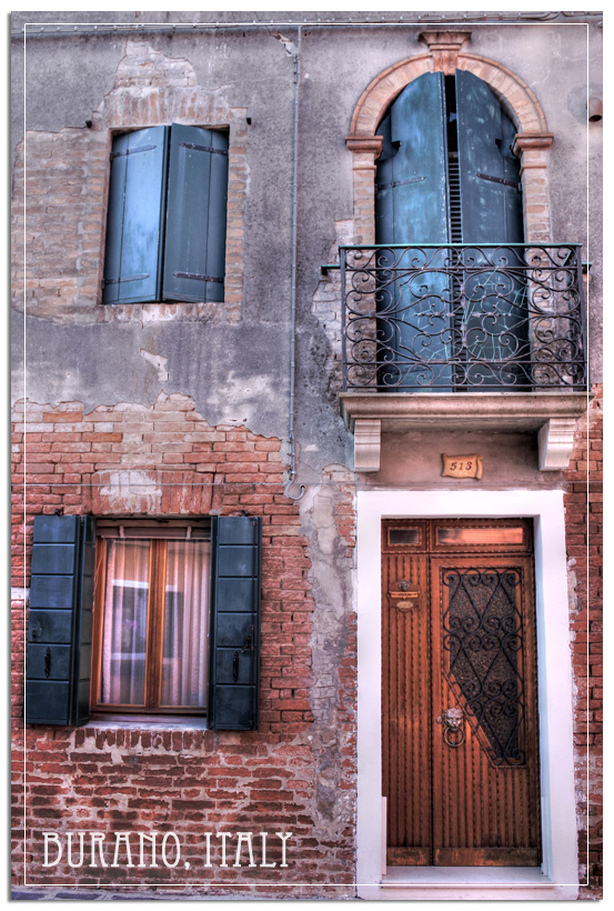 Burano doorstep