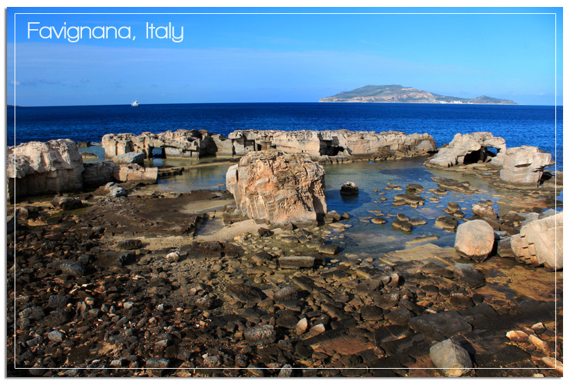 Favignana coastline