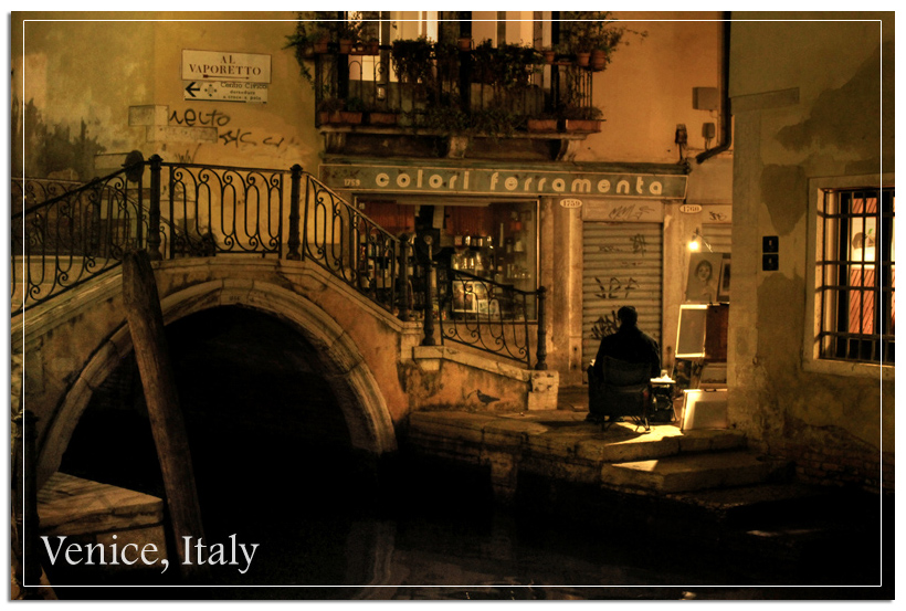 Venice painter Venice painter