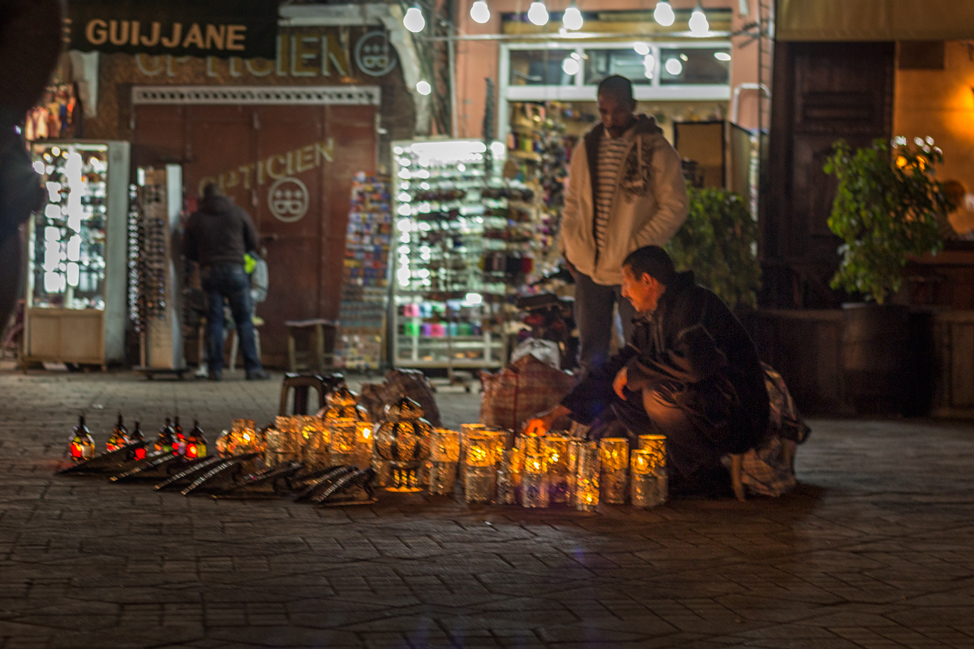 Night Market Lanterns Marrakech