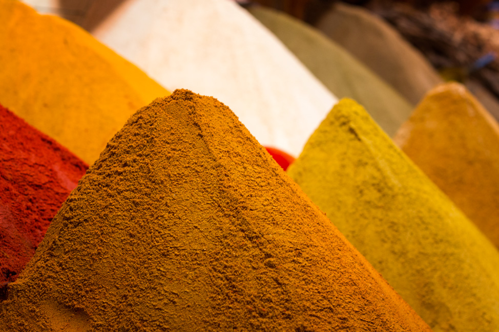 Spices in Marrakech Night Market