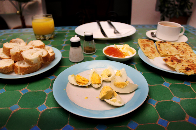 Breakfast at Riad Linda - Marrakech, Morocco