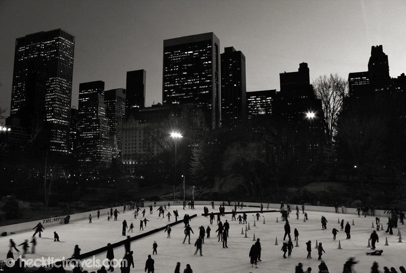 Ice Skating in Central Park