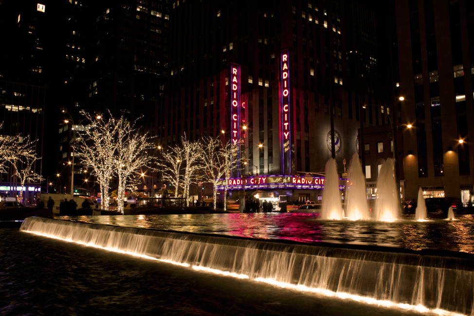 The Fountain in front of Radio City