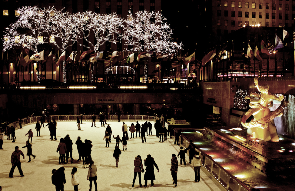 Skating at Rockefeller