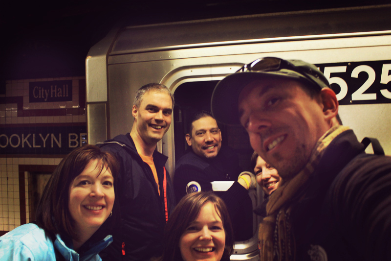 Posing with a Conductor