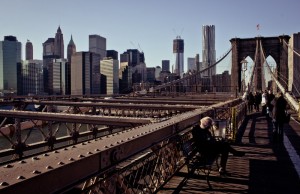 Walking the Brooklyn Bridge