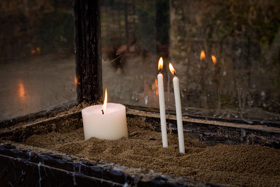 Virgin Mary House candle, Ephesus