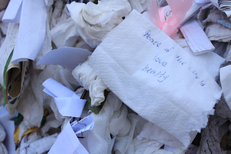 Prayers, Virgin Mary House, Ephesus