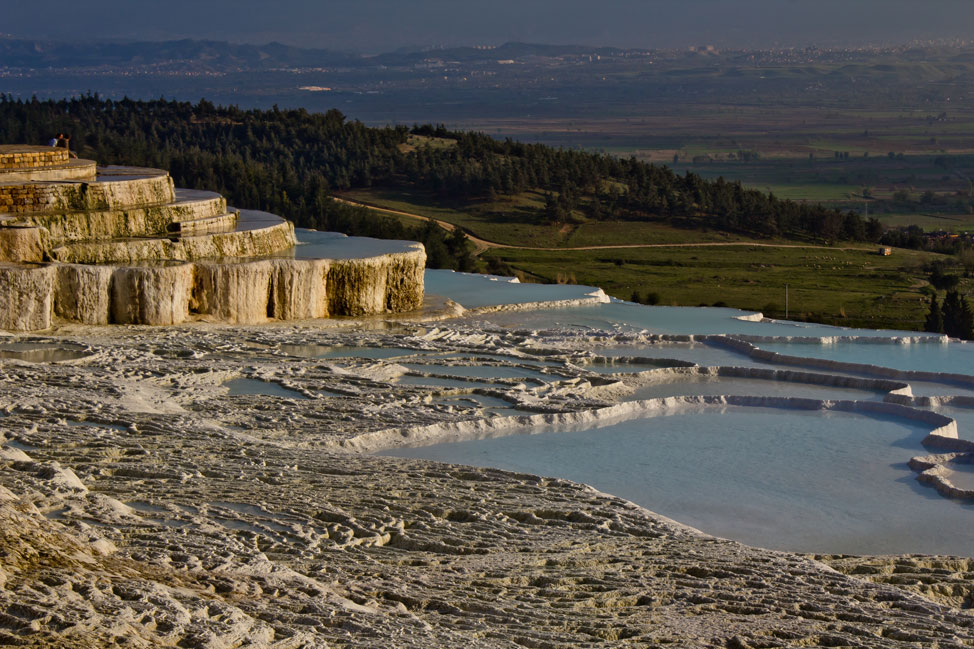 Golden hour on Pamukkale