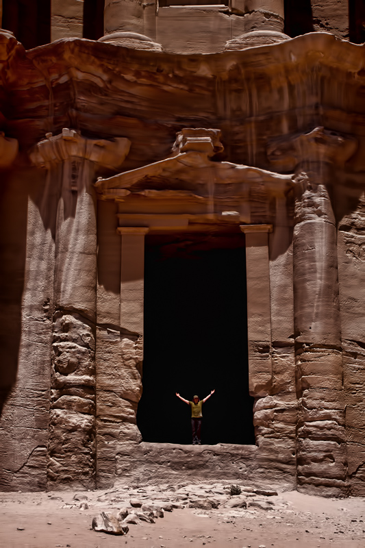 Pete at the Monastery, Petra