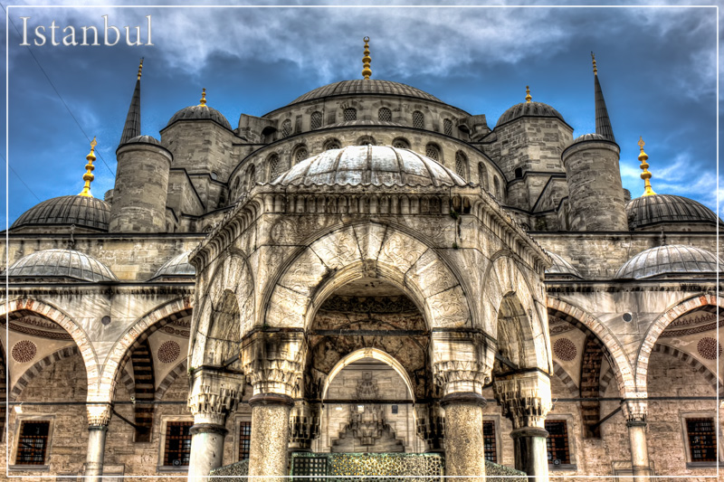 Blue Mosque postcard