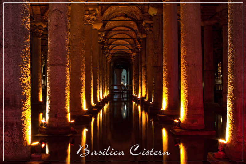 Basilica Cistern postcard