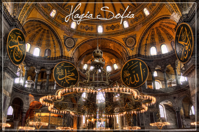 Hagia Sofia postcard