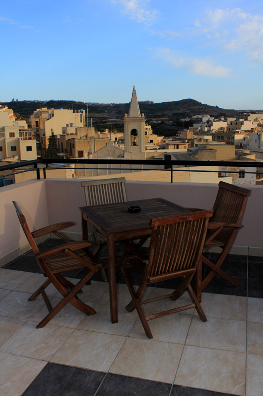 Calypso Hotel roof-top patio