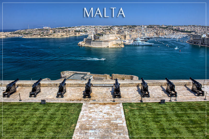 Saluting Battery - Valletta, Malta