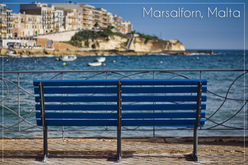 Empty Bench on Gozo