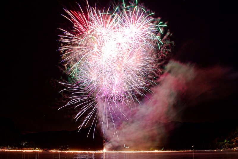 Fireworks Lake Bled