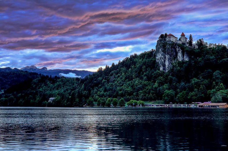 Sunset Lake Bled