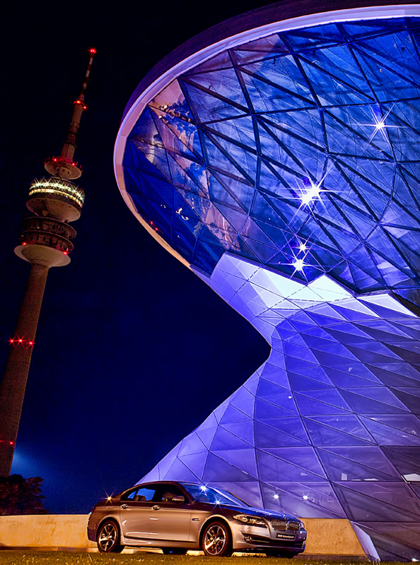 BMW Welt at Night