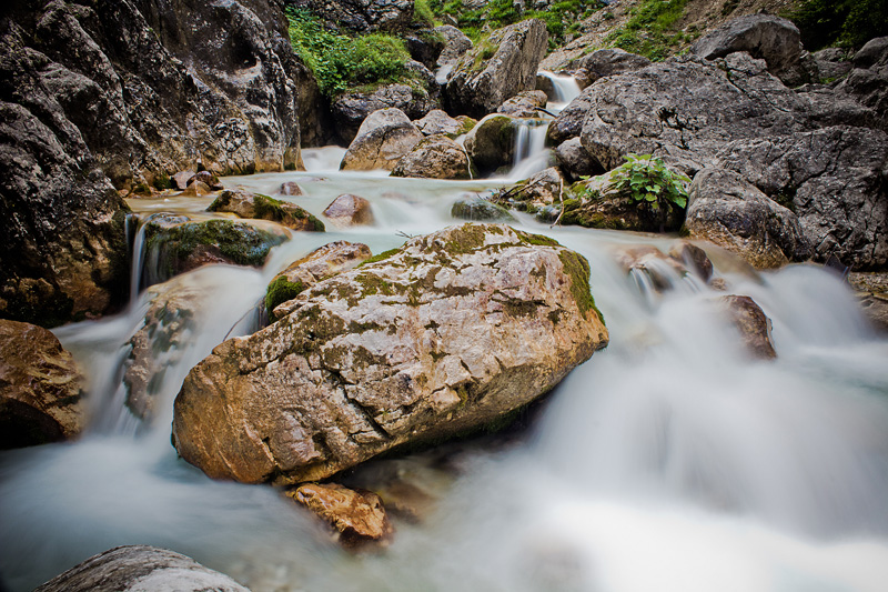 German Alps River