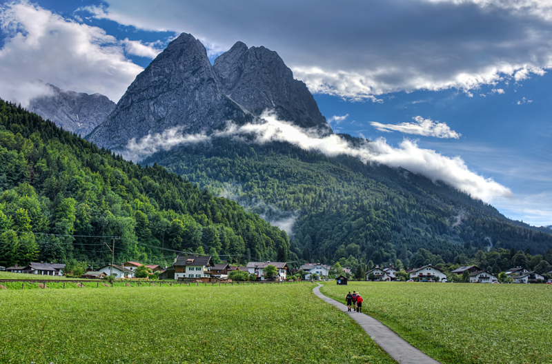 German Alps view