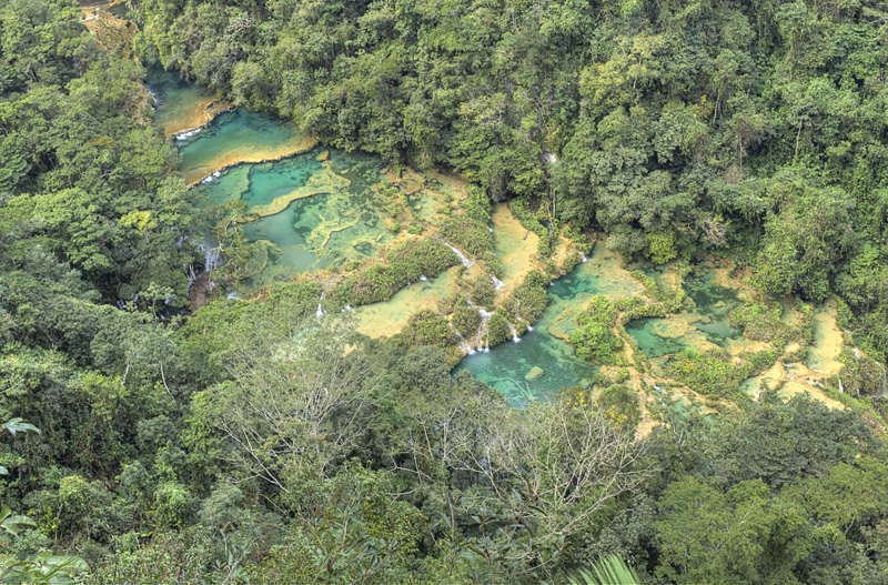 Semuc Champey - Aerial view