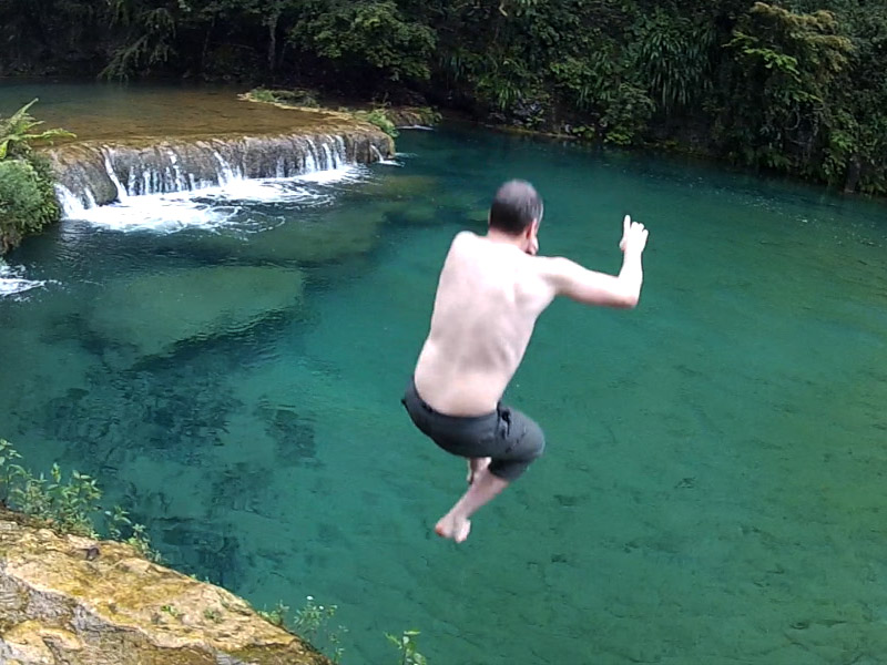 Swimming Semuc Champey