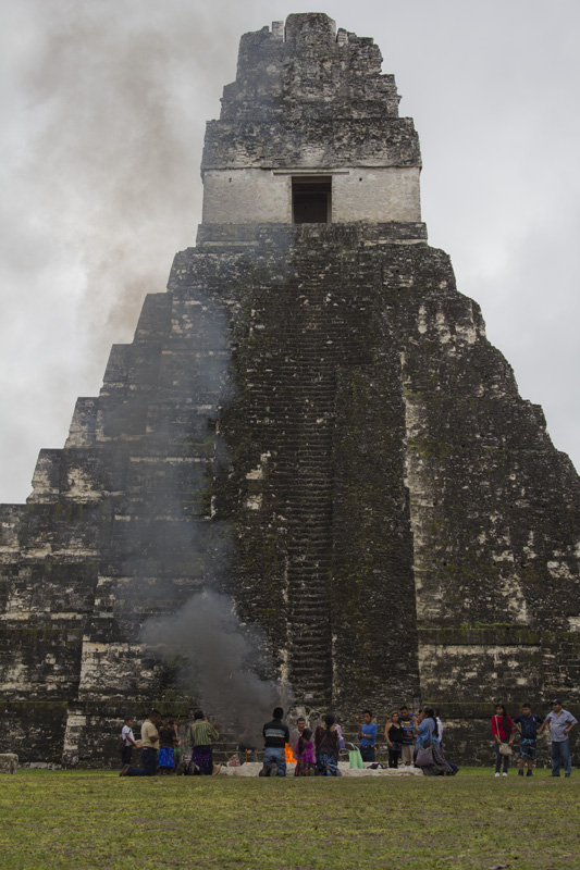 Offering in Gran Plaza Tikal