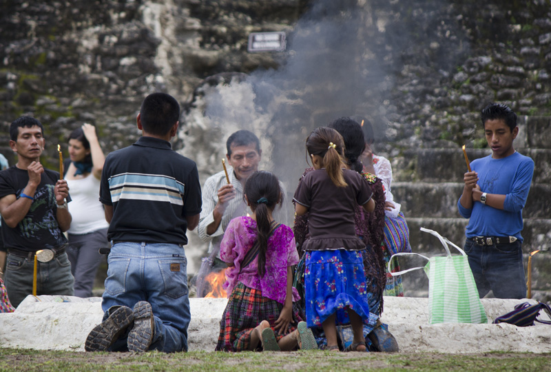 Mayan Ceremony at Tikal