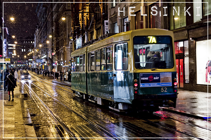 Finland Postcards - Helsinki Tram