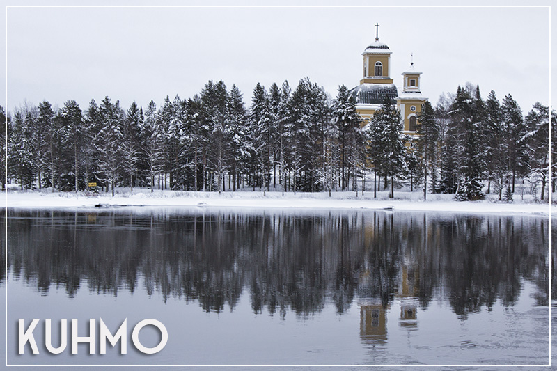 Finland Postcards - Kuhmo Church