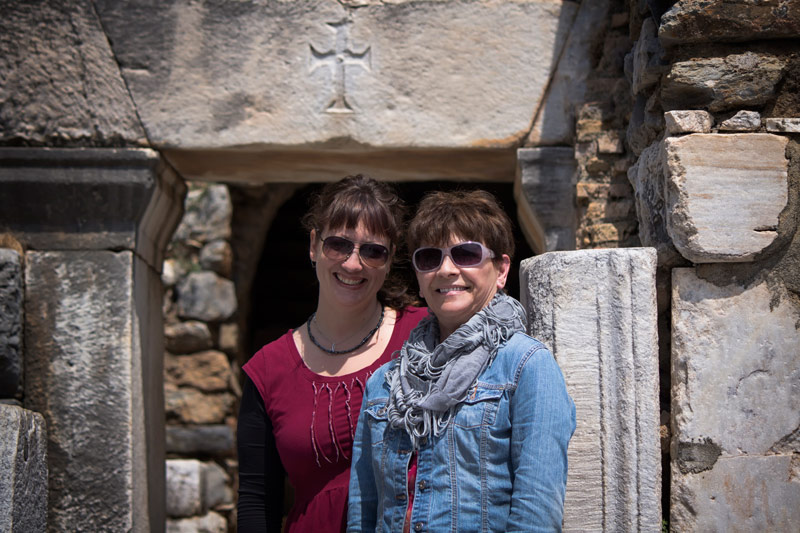 Dalene and Kay at Ephesus