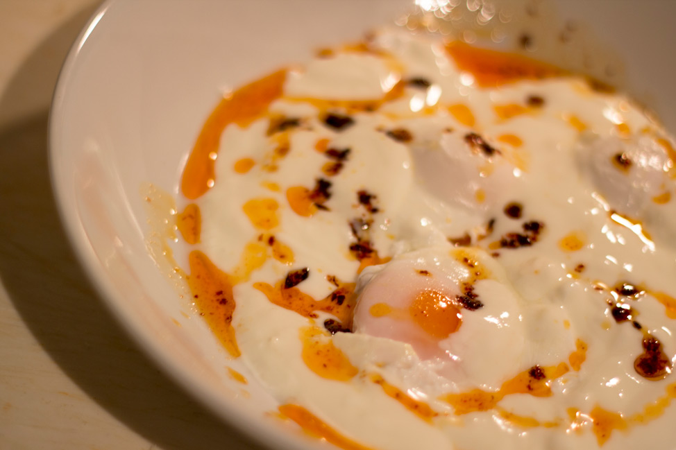 Poached Eggs with Yogurt