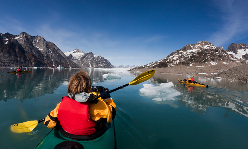 Kayaking in Greenland
