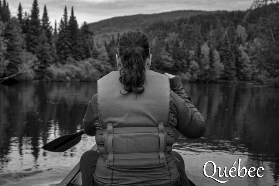 Canoeing in Vallee Bras du Nord