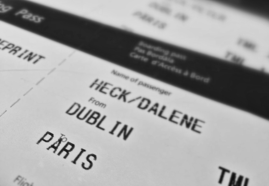 Paris Boarding Pass