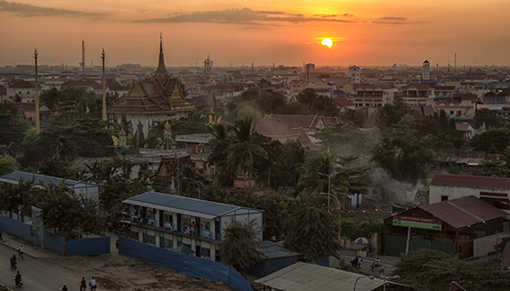 Into Cambodia